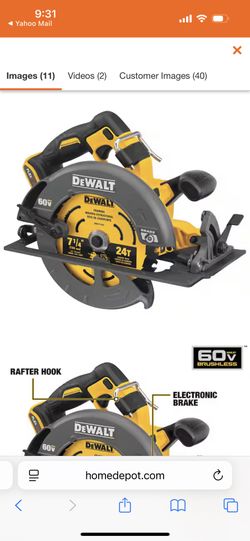 DeWalt 20V/60V FlexVolt Circular Saw DCS578