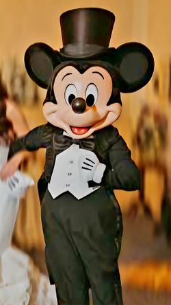 2005 Walt Disney's Mickey Mouse Grooms Top Hat