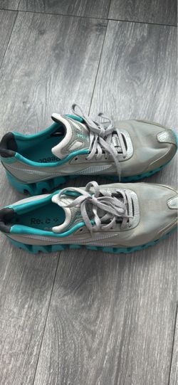 Reebok women’s running shoes , size 9/ Likely Grey and Teal/Classic Teal