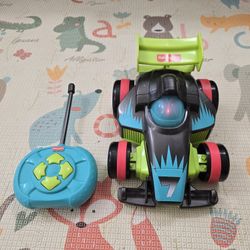 Fisher-Price Preschool Toy Remote Controlled Car My Easy RC with 2 Speeds for Kids Ages 3+ Years