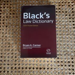 Blacks Law Dictionary 