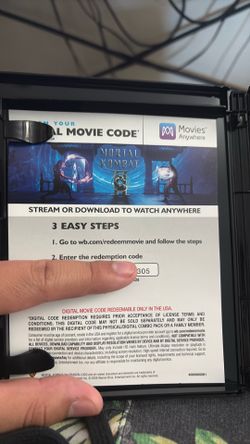Mortal Kombat 2 Movie 4K Digital Code