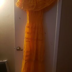 Yellow Long Summer Dress