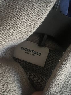 FEAR OF GOD ESSENTIALS Knit Hoodie Taupe