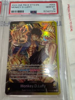 PSA 10 LUFFY 3 BROTHERS MP ST13-003