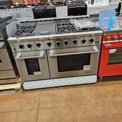 48 Inch Wide Ra nge Sto ve NXR Stainless