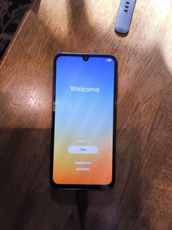 Samsung Gaxlaxy A15 Blue , watch and charger
