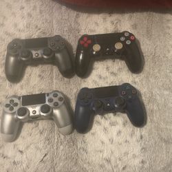 4 PS4 Controller *Used*