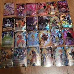DBZ Dragon Ball Z Super Card Game Rares Foils Super Rares And Special Rares Cards From Set 13-15 Supreme Rivalry Cross Spirits And Saiyan Showdown