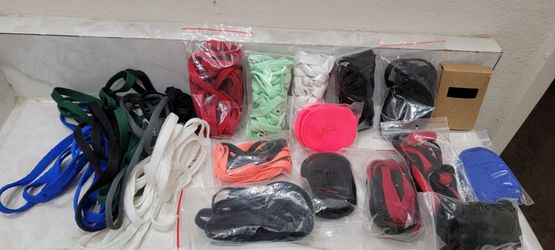 Bulk 15 Pairs Jordan 1 and 4 Shoelaces Replacement Flat Laces Mix Colors