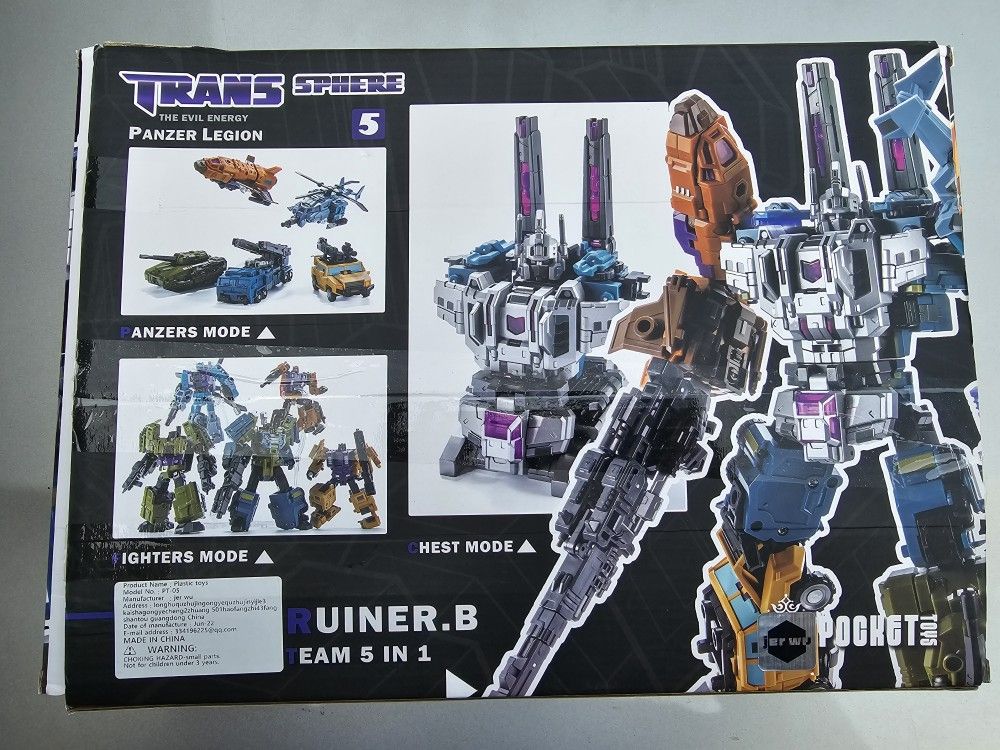 トランスフォーマー非正規　pocket Toys　PANZER LEGION Pocket Toys KO of Ironfactory War Giant | TFW2005 - The 2005