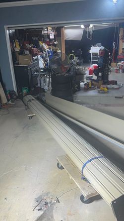 Rollup door with motor