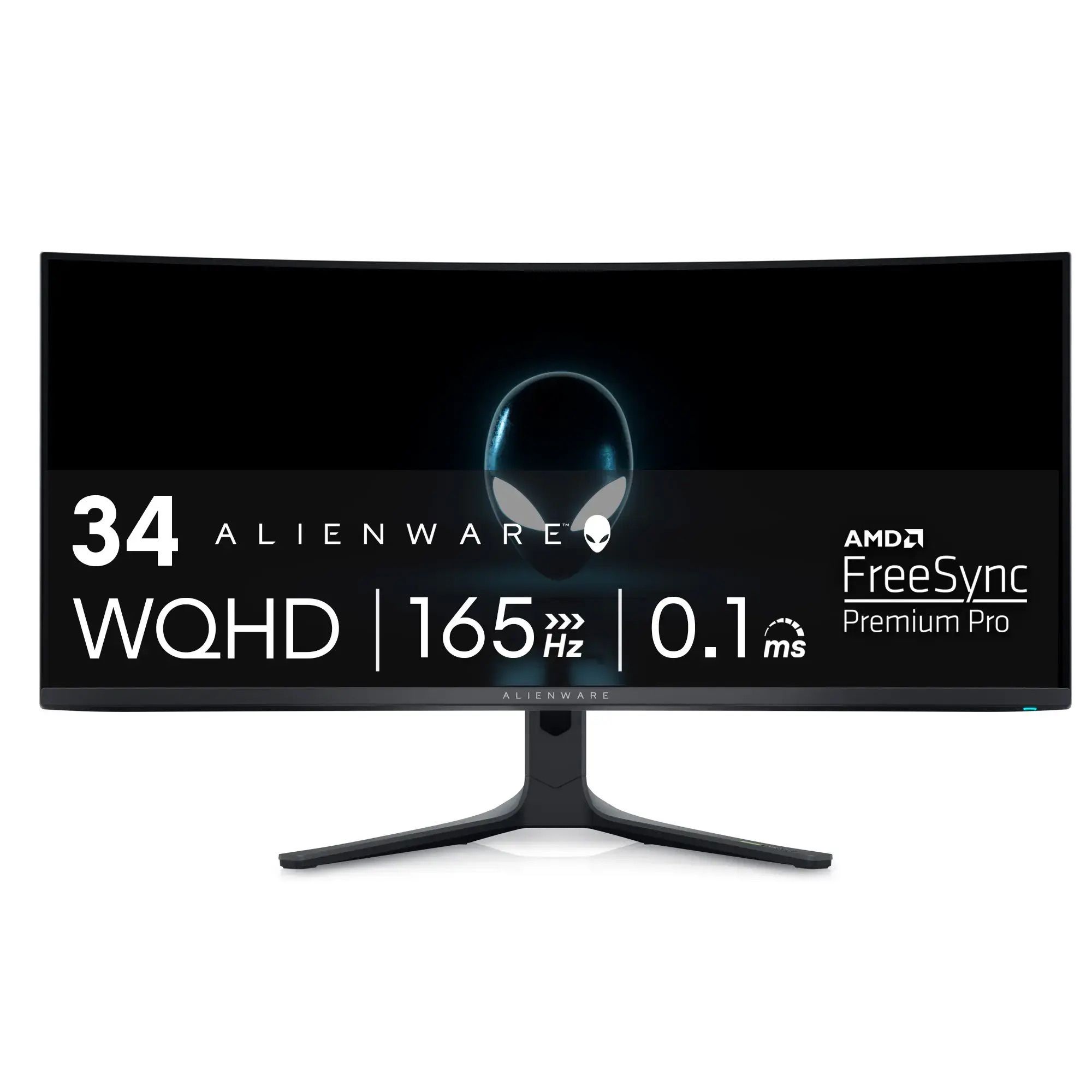 Alienware 34” QD-OLED Curved Gaming Monitor - Dark Side of the Moon