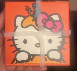 Hello Kitty Halloween Ceramic Coasters New Set Of 4