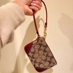 COACH wristlet