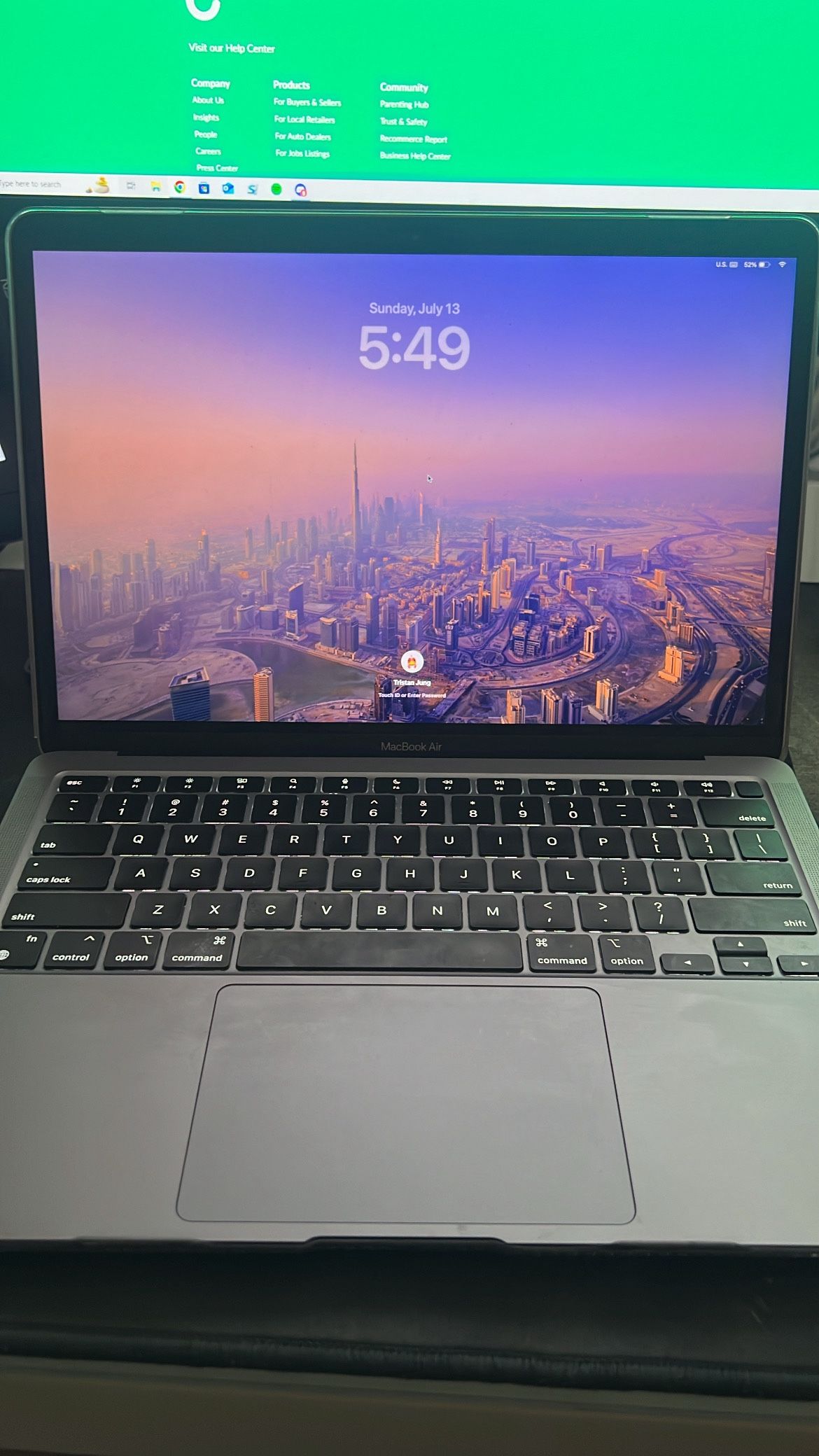 M1 Macbook Air 512gb ssd 16gb ram