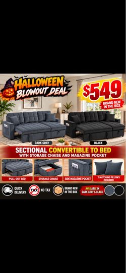 Sectional Convertible To Bed