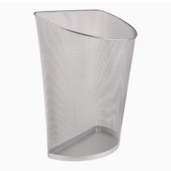 Design Ideas Slant Bin, Mesh, Silver