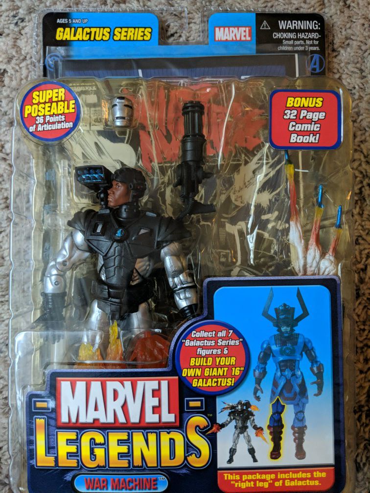 Marvel legends toy biz war machine