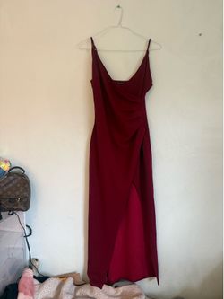 Burgundy Dress