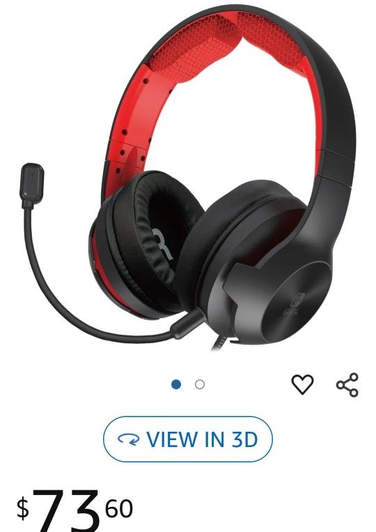 NINTENDO SWITCH GAMING HEADSET PRO(New Unopened Box)