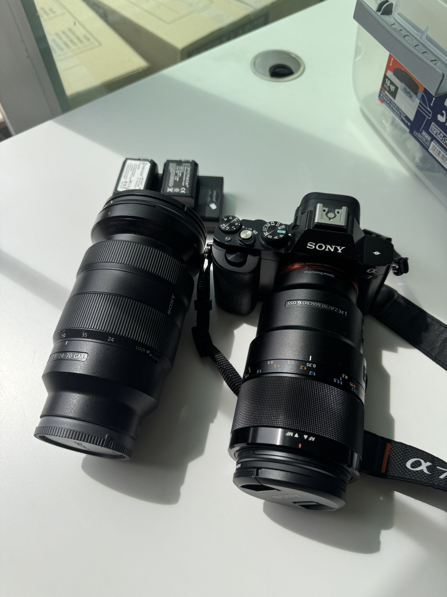 Sony A7 Camera Bundle – 2 Lenses (24-70mm GM, 90mm Macro G