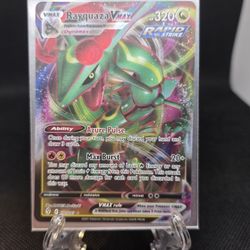 Pokémon TCG Rayquaza VMAX Evolving Skies Holo Ultra Rare Card 111/203