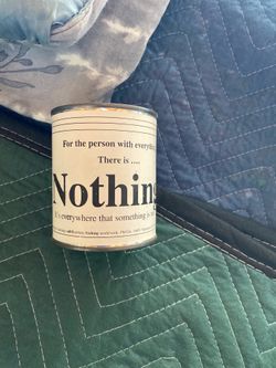 Gag gift a can of nothing