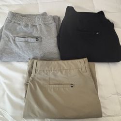 3 travis mathew shorts.