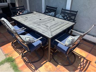 Patio table set