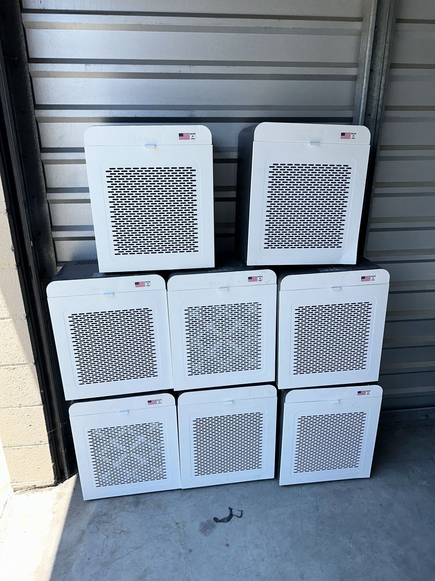 8 Medium HEPA EJ120 Oransi Air Purifiers 10 year warranty $200 each or best offer