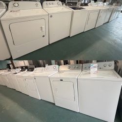 GREAT SELECTION OF TOP LOAD WASHER W/ ELECTRIC& GAS SET