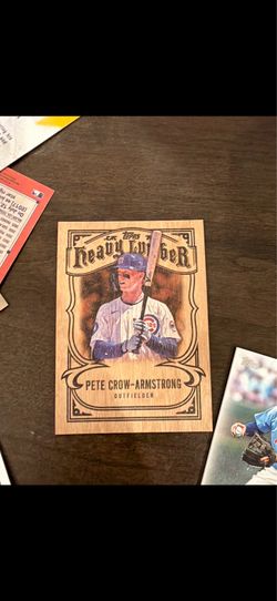 Topps Heavy Lumber 2025 Pete Crow-Armstrong HL-7 Chicago Cubs Insert
