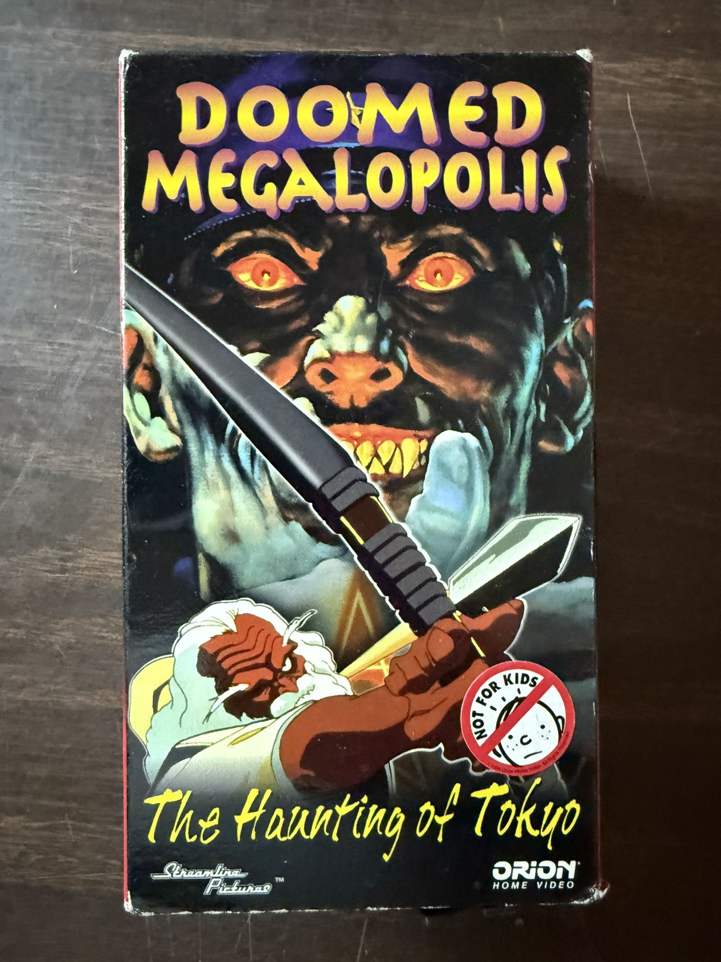 DOOMED MEGALOPOLIS 1 — Haunting Of Tokyo English Japanese Adult ANIME VHS TAPE