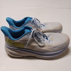 Hoka One Clifton 9 Mens Sz12D "Ice Water Primrose"