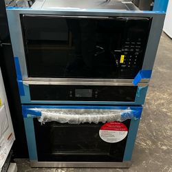 Frigidaire 30in microwave Wall Oven Combo in Stainless Steel 