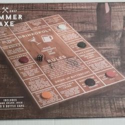 Hammer + Axe Wooden Drinkopoly Board Game