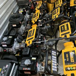 DEWALT PRESSURE WASHERS ALL DIFFERENT SIZES UP TO 4000PSI  