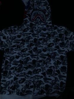 camo white and black bale zip up