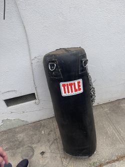 Title Punching Bag with Stand