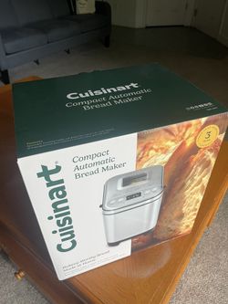 New! Cuisinart Compact Bread Maker – $170+ Retail – Sealed in Box