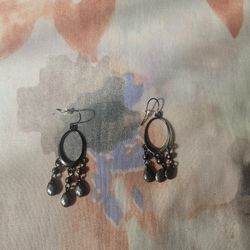 Black Earrings 
