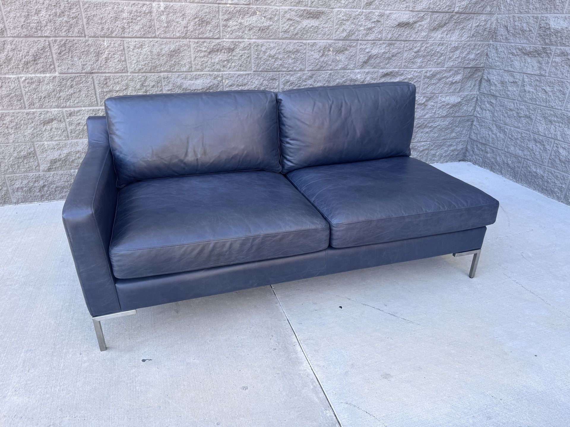 Leather Love Seat Section