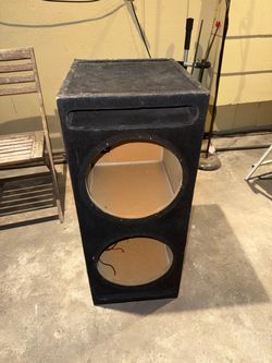 Subwoofer box dual 12 inch