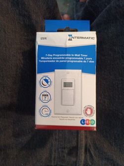 Intermatic 7 day programmable in-wall timer