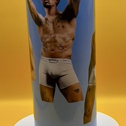 Bad bunny 20oz tumbler light blue