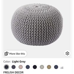 Round Pouf Ottoman