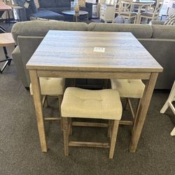 Dining set with 4 stools
