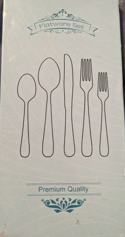 45 Piece Silver Flatware Set (PREMIUM QUALITY)