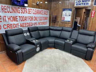 Power Reclining Sectional Sofa ON CLEARANCE ONLY $1329